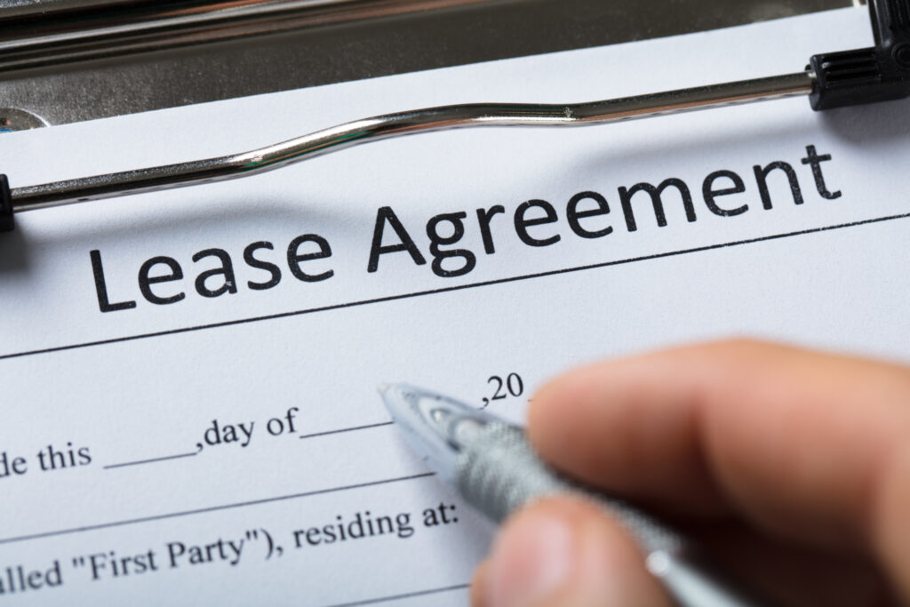 First apartment lease agreement